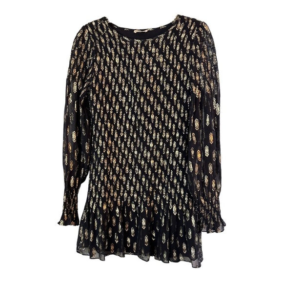 LoveShackFancy Scarlett navy mini dress M - Picture 2 of 10